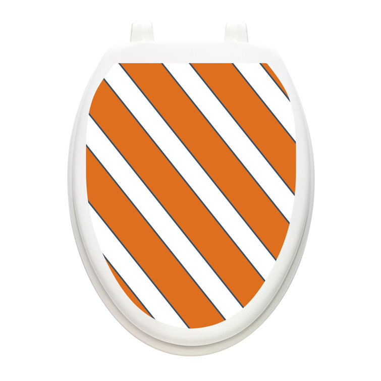 Toilet Tattoos Collegiate Stripe Toilet Seat Sticker Decal Wayfair